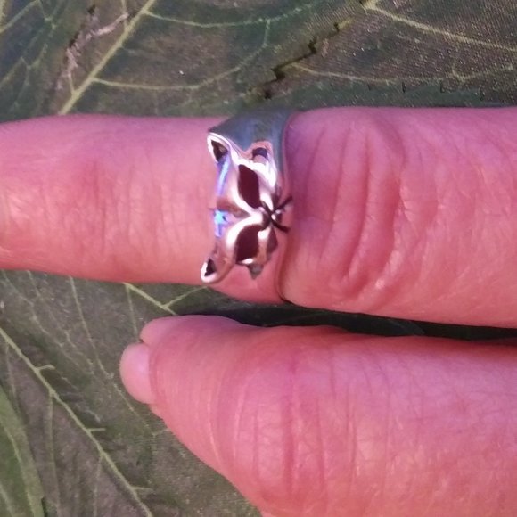 "Pussycat Pussycat" Sterling ring - Picture 1 of 3